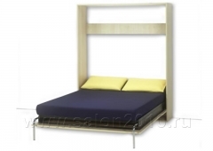 Вертикальная двуспальная кровать-трансформер